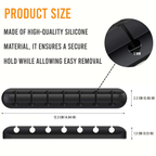 Cable Organiser, 7 Hole Self Adhesive Wire Holder, Black, Pack of 1