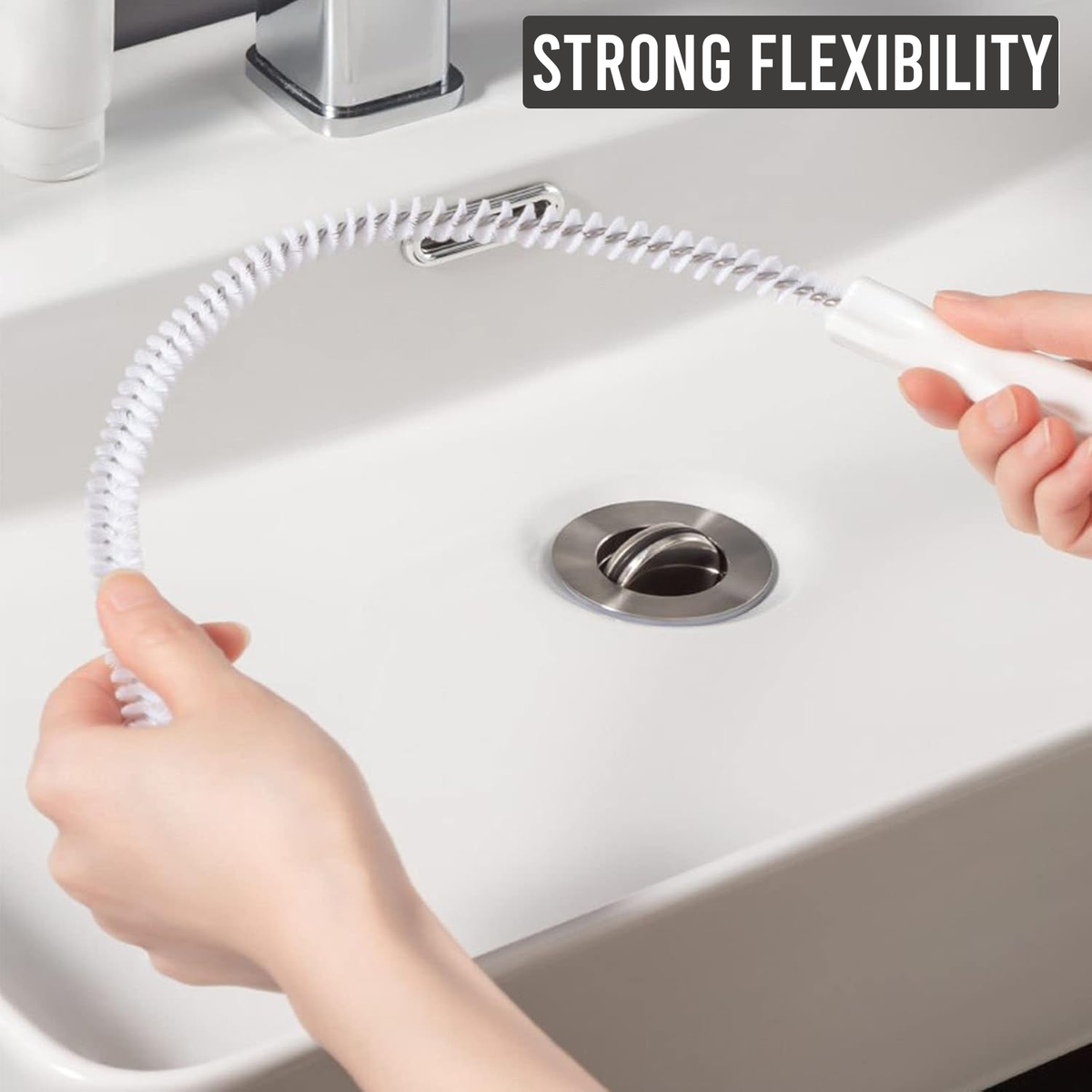 Flexible Drain Cleaning Brush, Hair Clog Remover