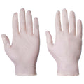 Powder Free Latex Disposable Gloves, Micro Textured Fingertips, Beaded Cuff