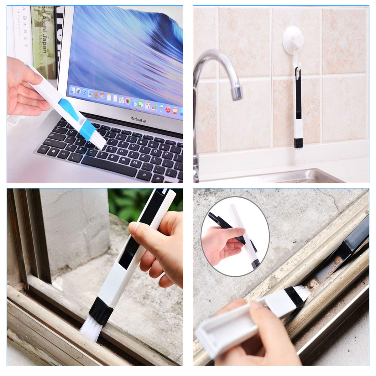 2-in-1 Desk Cleaning Brush, Keyboard & Surface Cleaner
