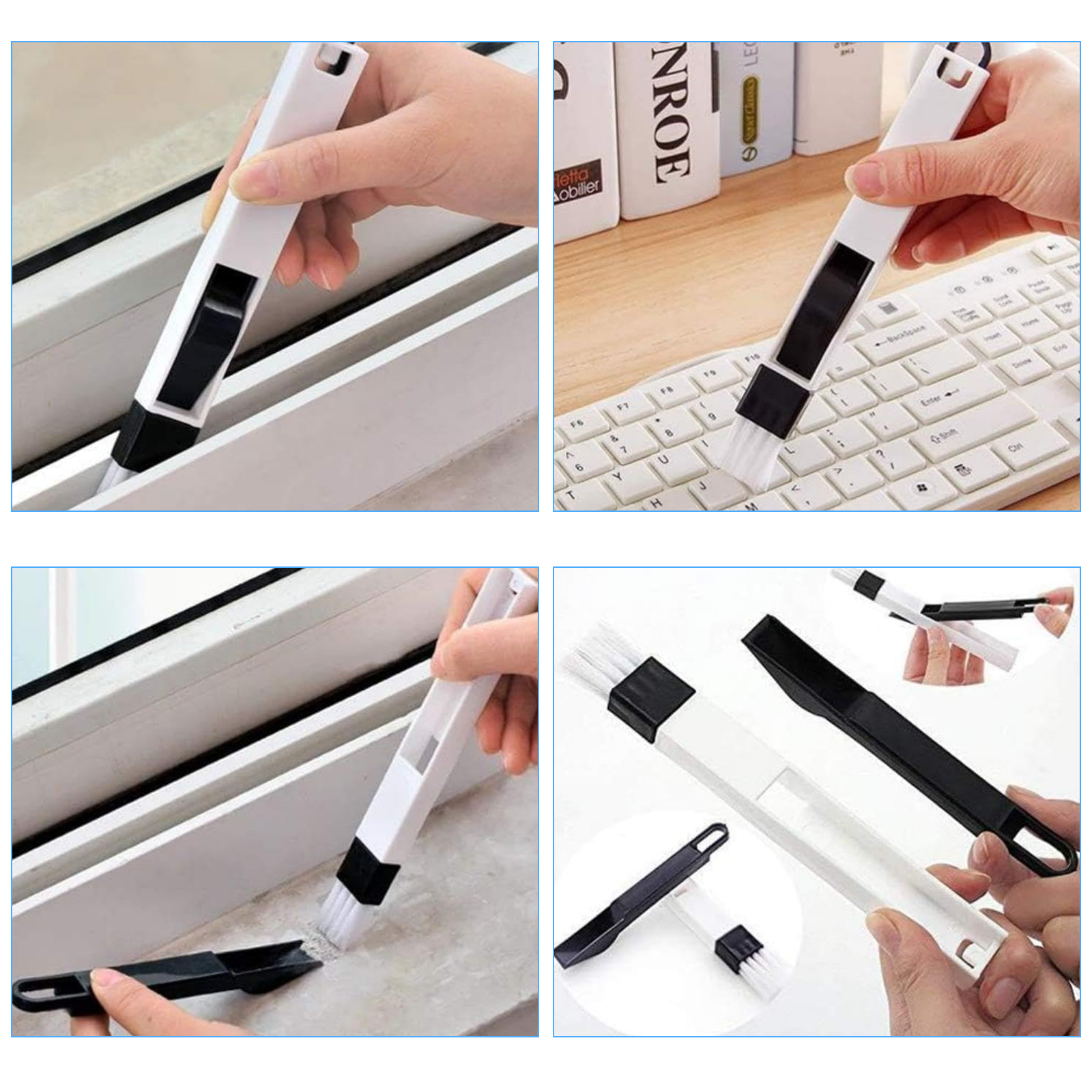 2-in-1 Desk Cleaning Brush, Keyboard & Surface Cleaner