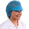 Disposable Snood Caps with Peak, Non Woven Hair Covers
