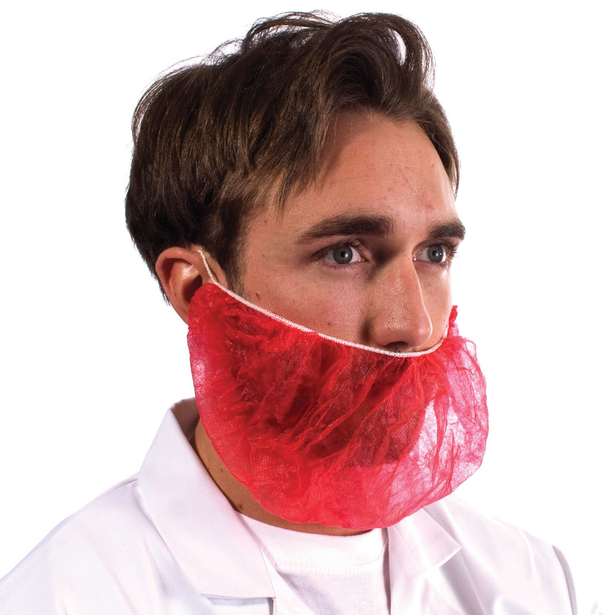 Disposable Non Woven Beard Covers, Elastic Head Loop