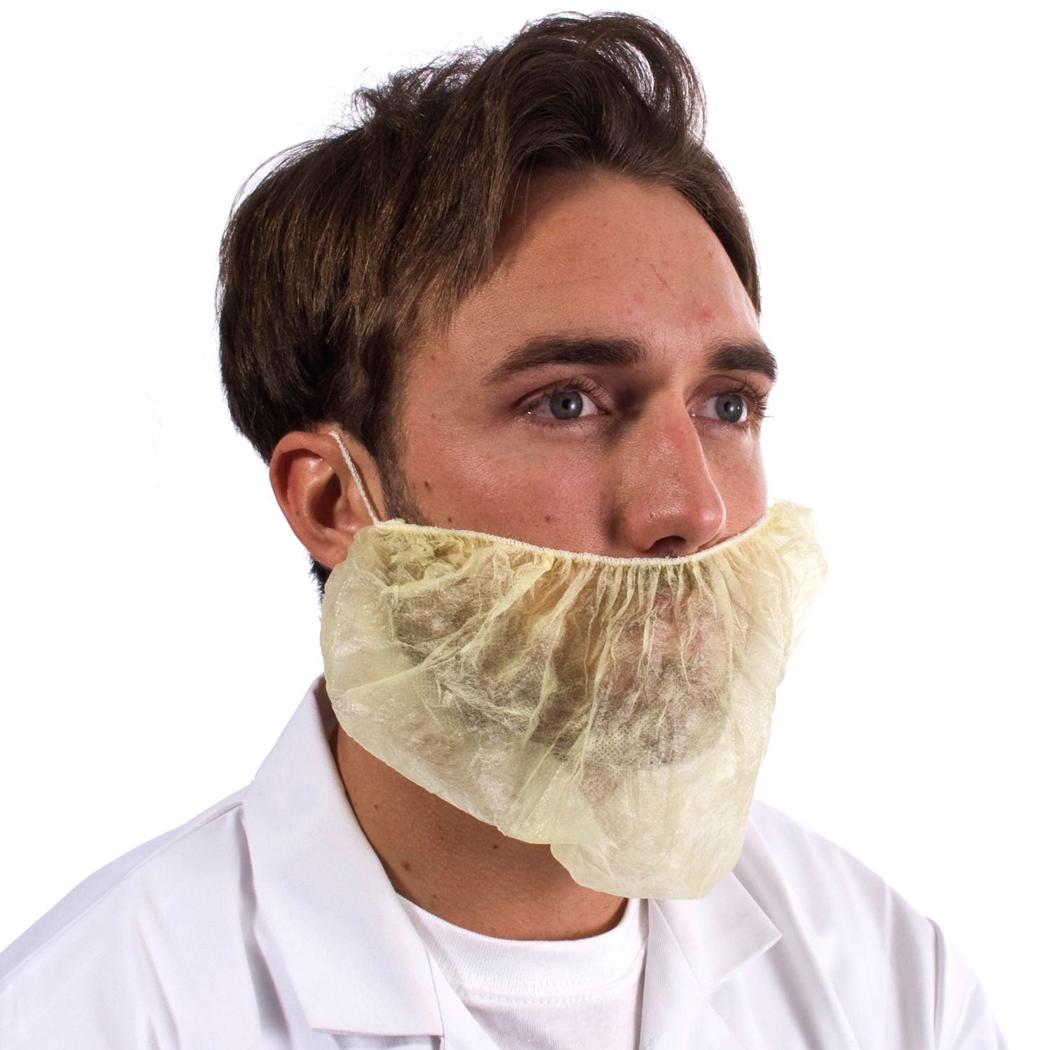Disposable Non Woven Beard Covers, Elastic Head Loop