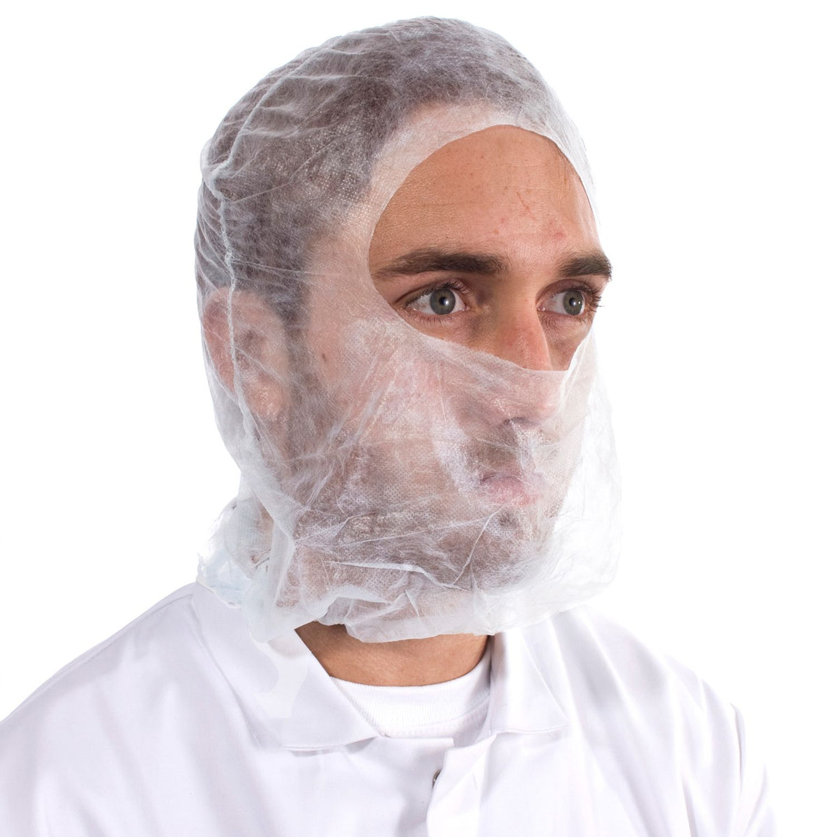 Disposable Premium Balaclava Hood, Non Woven Full Head Cover