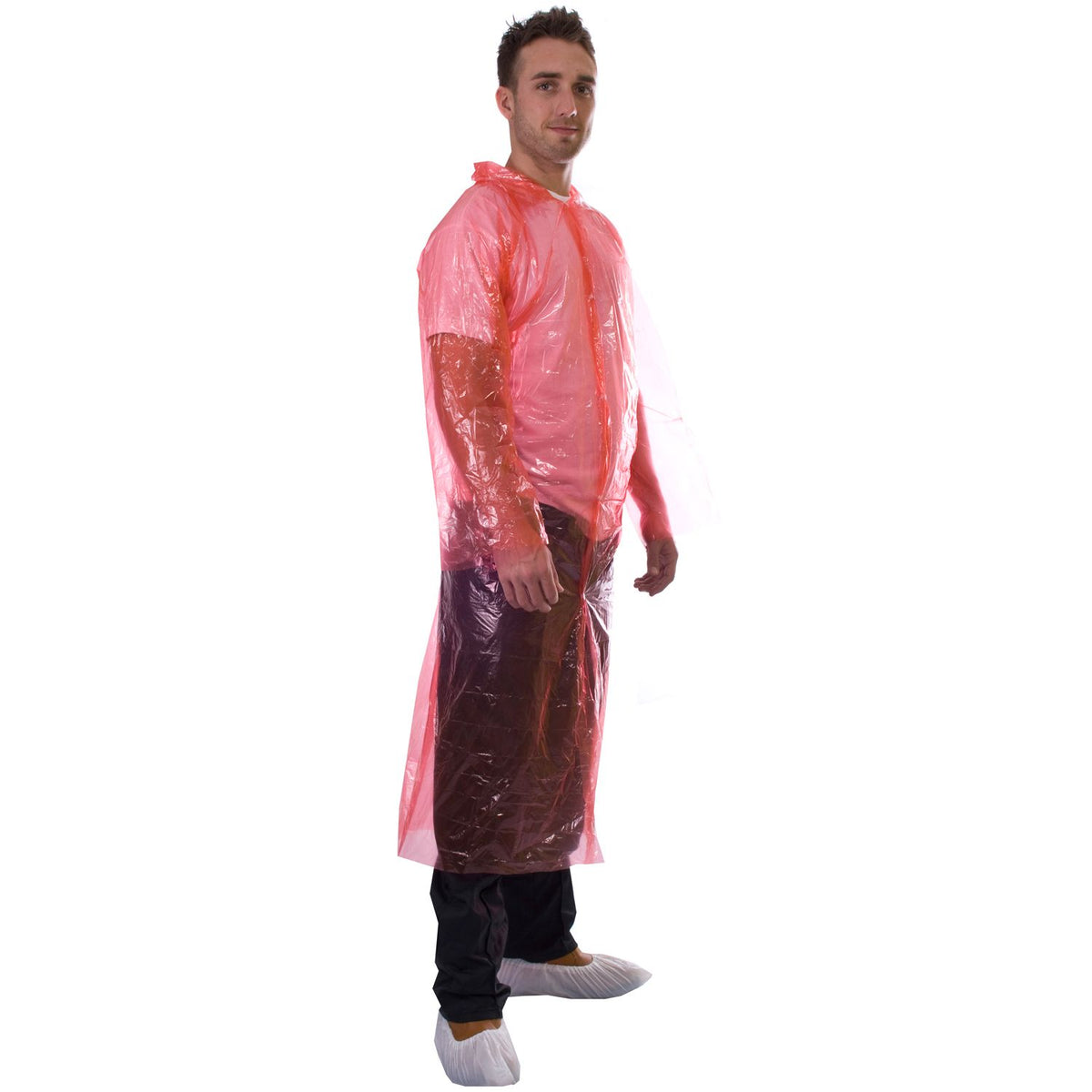 Disposable PE Visitor Coats, Polyethylene Protective Overcoats