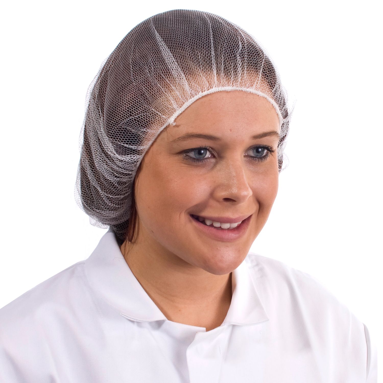 Disposable Mesh Hair Nets, Nylon Elasticated Hair Covers