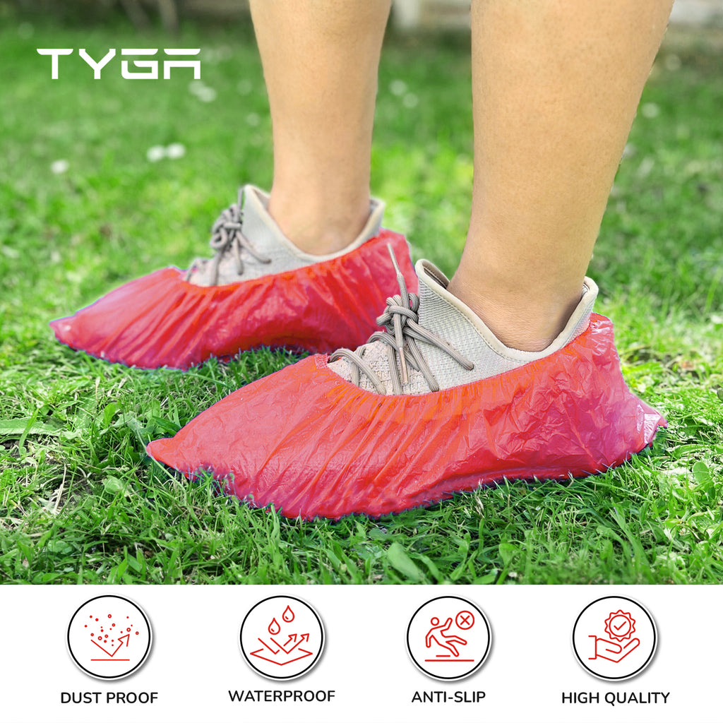 Disposable Shoe Covers, Anti Slip, Waterproof Overshoes