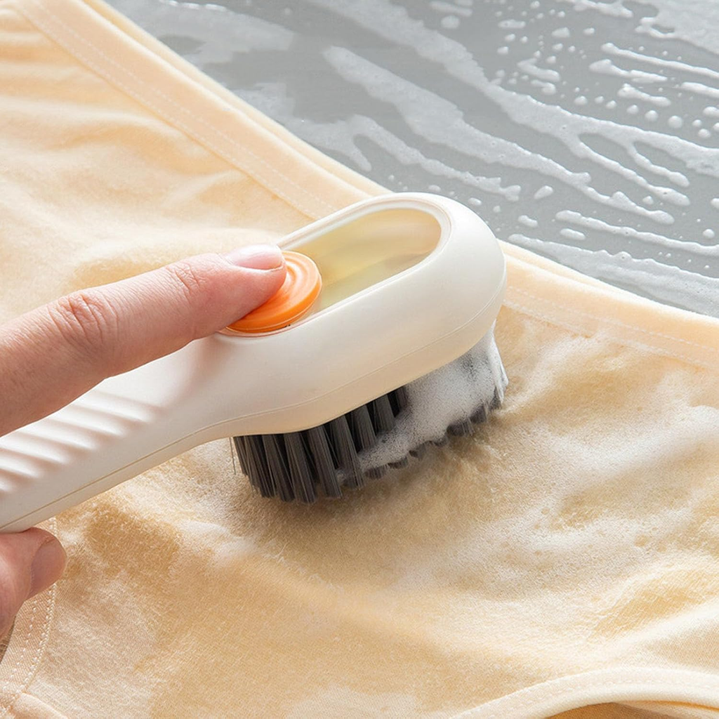 Liquid Shoe Cleaning Brush, Soft Bristle Design