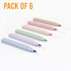 Doodle Highlighters, Soft Tip Pastel Markers, Pack of 6