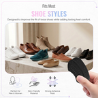 Self Adhesive Thick Heel Cushion Pads, Heel Inserts, 1 Pair