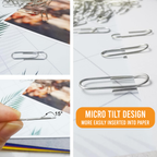 Small Paper Clips, Office & School Use, Pack of 300