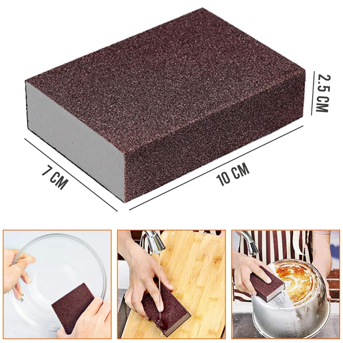 Emery Magic Cleaning Sponge, Pot & Rust Removal