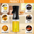 Olive Oil Sprayer for Cooking, Manual Spray Bottle, 200ml