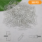 Small Paper Clips, Office & School Use, Pack of 300
