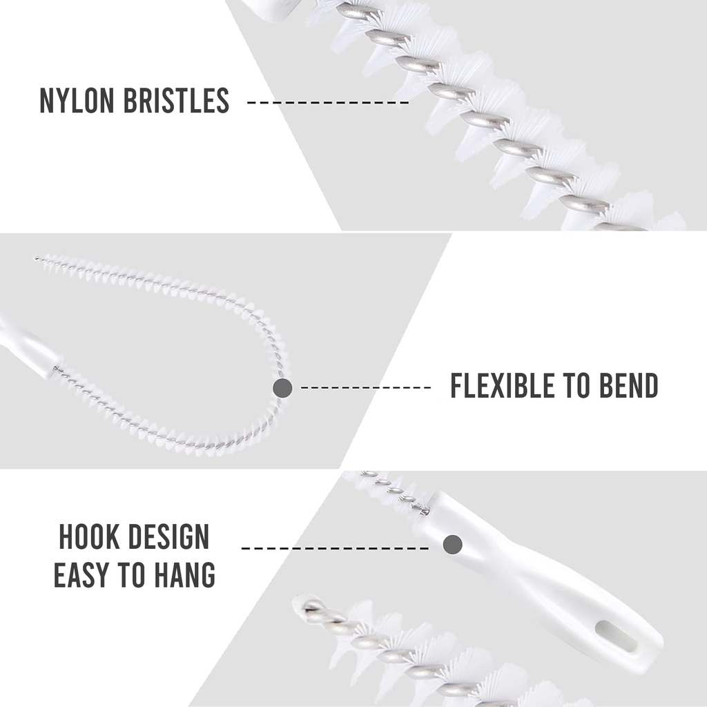 Flexible Drain Cleaning Brush, Hair Clog Remover