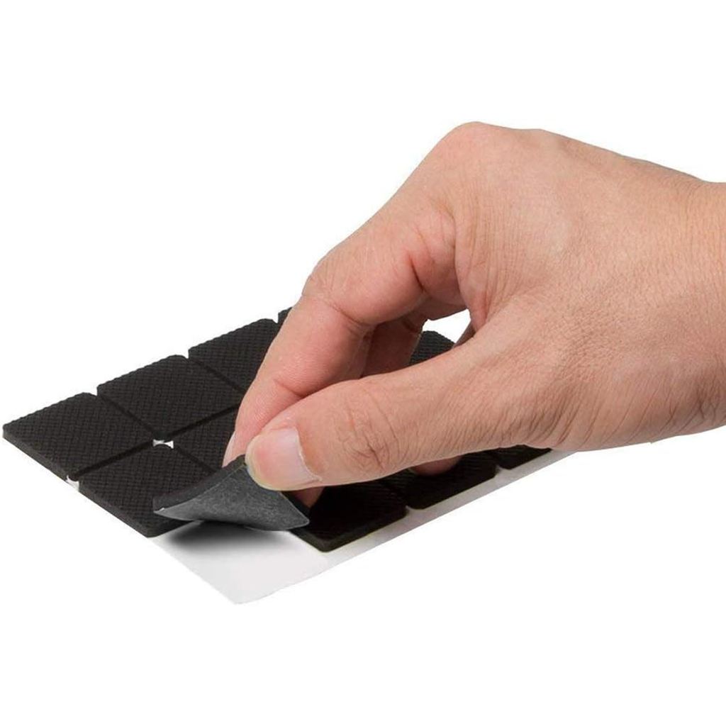 Silent Chair Leg Protectors, Anti Slip Noise Reducing Pads, Black, Pack of 30