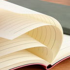 A6 Pocket Notebook, Sheepskin Feel Cover, Lined Pages, Pack of 1
