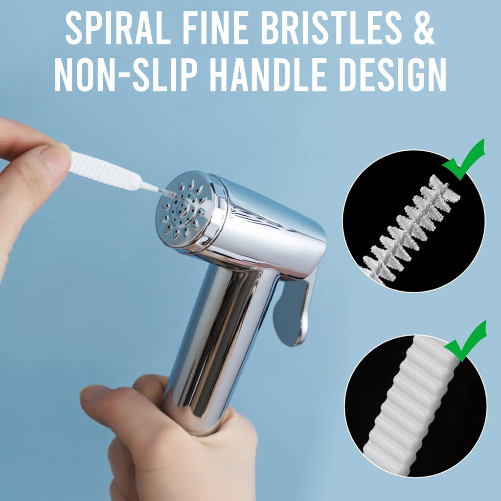 Mini Shower Cleaning Brushes, Small Hole Detail Brush, Pack of 10