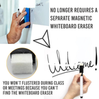 Erasable Magnetic Markers, Reusable Design, Pack of 4