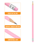 Pencils with Erasers, Smooth Writing, Pack of 10