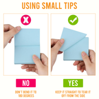 Self Adhesive Sticky Notes, Square Memo Pads, 500 Sheets