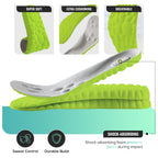 Breathable Memory Foam Insoles, 4D Comfort, Shock Absorption