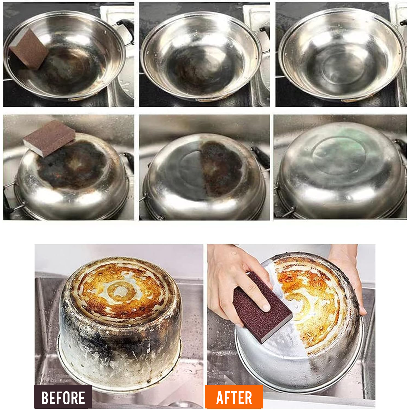 Emery Magic Cleaning Sponge, Pot & Rust Removal