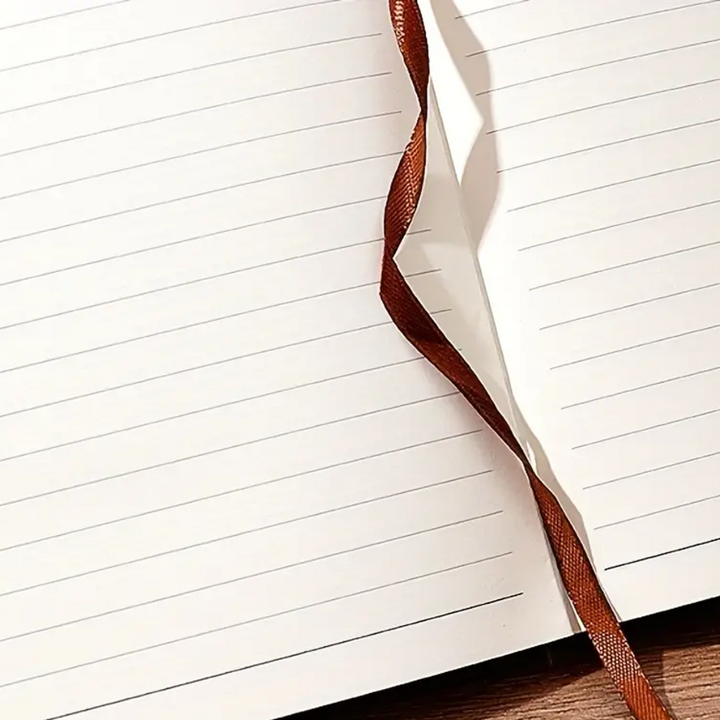 A6 Pocket Notebook, Sheepskin Feel Cover, Lined Pages, Pack of 1