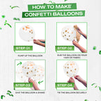 Birthday Balloon Decoration Set, Green, 16 Balloons