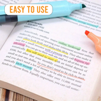 Highlighters, Chisel Tip Marker Pens, Pack of 6