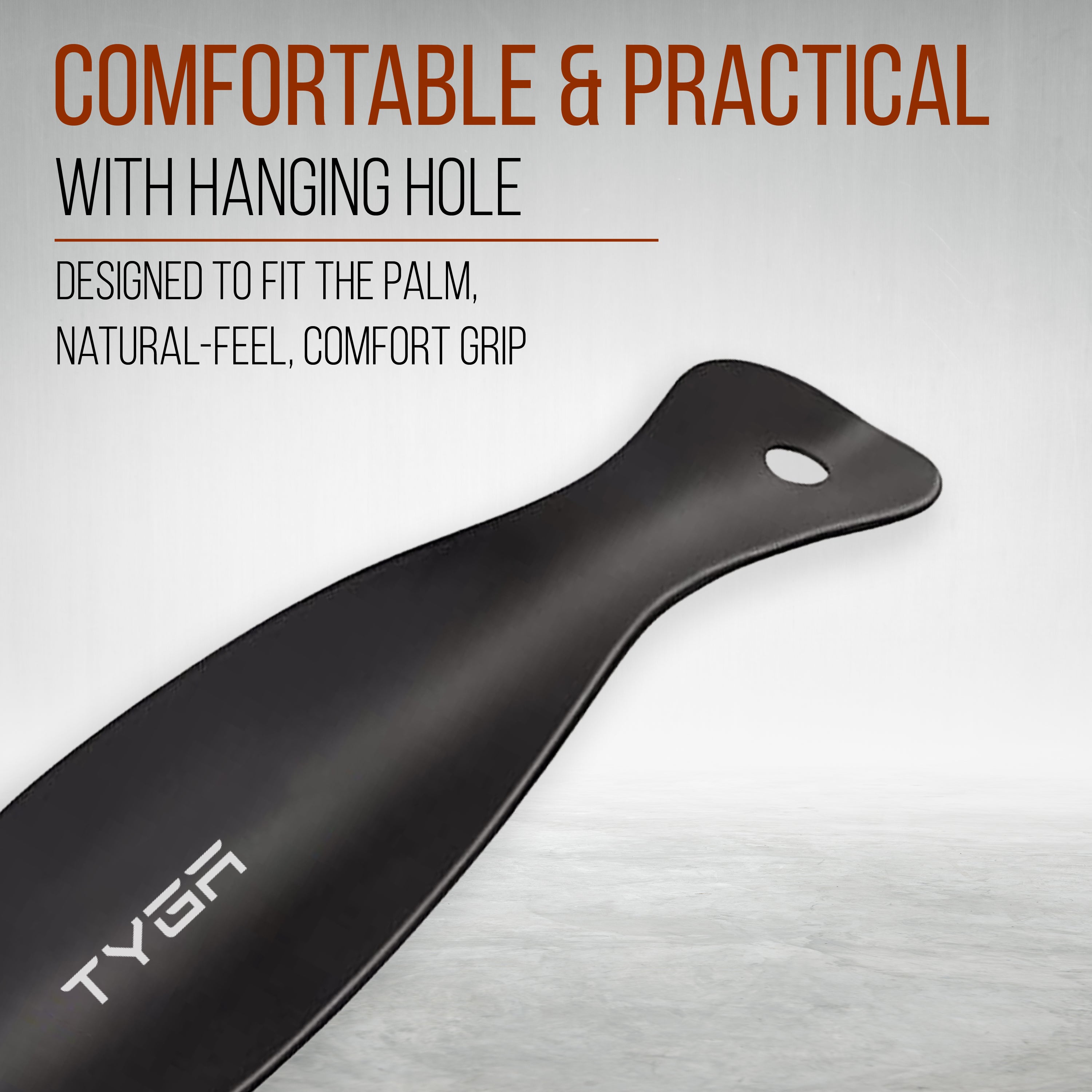 Short Metal Shoe Horn, 19cm