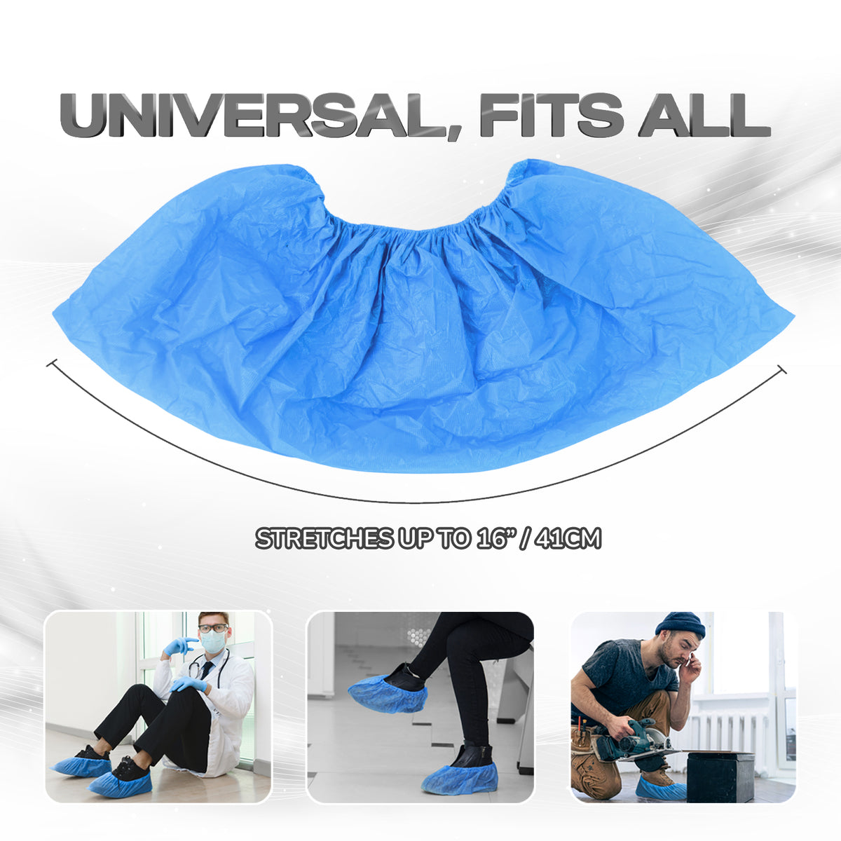 Disposable Shoe Covers, Anti Slip, Waterproof Overshoes