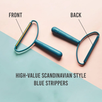 2-in-1 Pet Hair Remover, Dual Sided Fabric Scraper & Lint Brush