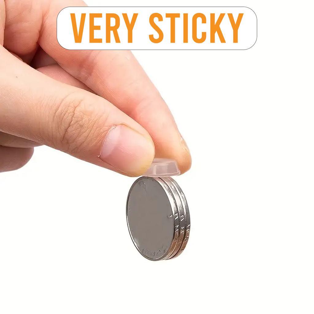 Self Adhesive Rubber Door Stoppers, Shock Absorbing Bumper Pads, Pack of 100
