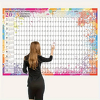 Large Wall Calendar, 12 Month Annual Planner, 2025, Pack of 1