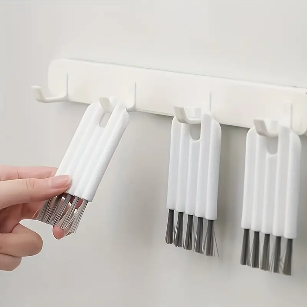 Multifunctional Cleaning Brush Set, Crevice & Detail Brushes, Pack of 2