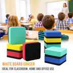 Dry Erasers, Whiteboard & Blackboard Use, Pack of 4