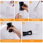Olive Oil Sprayer for Cooking, Manual Spray Bottle, 200ml