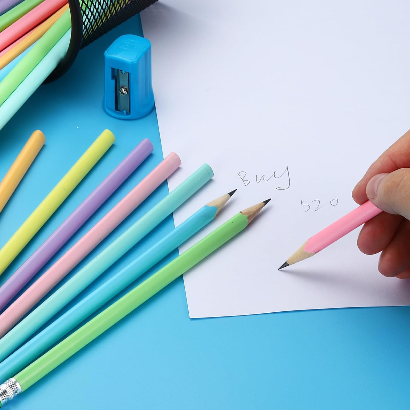 Pencils with Erasers, Smooth Writing, Pack of 10