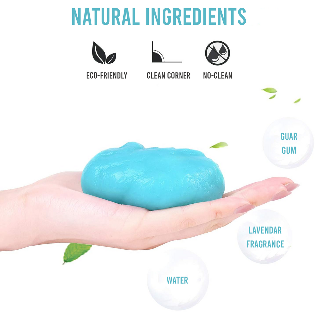 Car Detailing Cleaning Gel, Reusable Dust Removal Putty