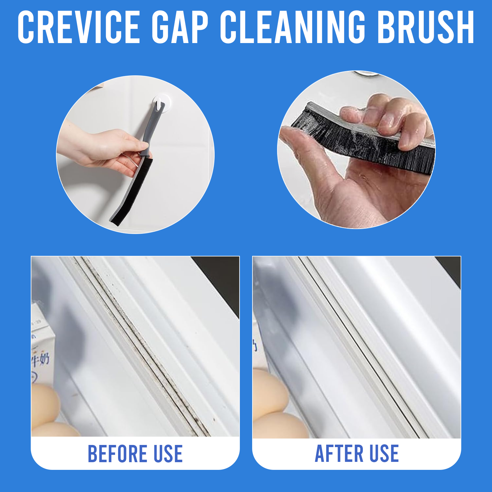 Hard Bristle Gutter Cleaner Brush, Durable Dusting Tool