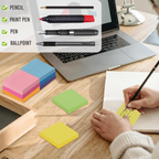 Self Adhesive Sticky Notes, Square Memo Pads, 500 Sheets