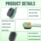 Liquid Shoe Cleaning Brush, Soft Bristle Design