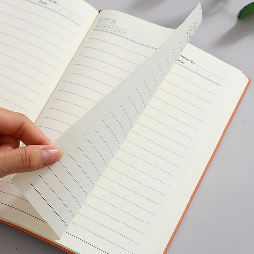 A6 Pocket Notebook, Sheepskin Feel Cover, Lined Pages, Pack of 1