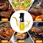 Olive Oil Sprayer for Cooking, Manual Spray Bottle, 200ml