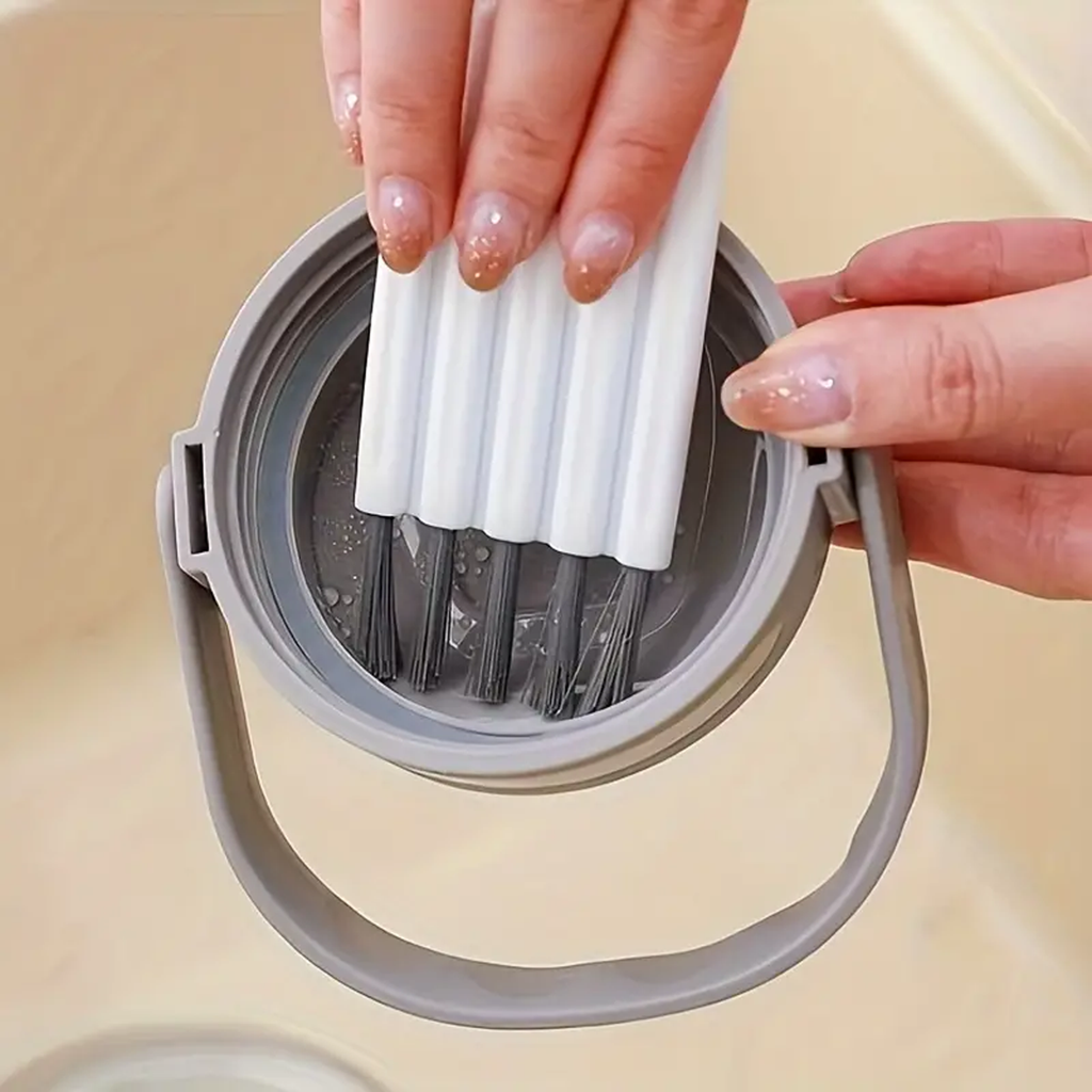 Multifunctional Cleaning Brush Set, Crevice & Detail Brushes, Pack of 2