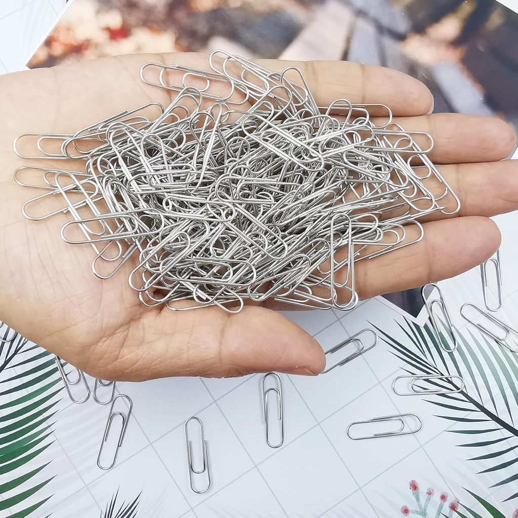 Small Paper Clips, Office & School Use, Pack of 300