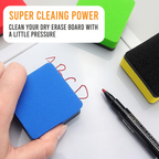 Dry Erasers, Whiteboard & Blackboard Use, Pack of 4
