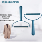 2-in-1 Pet Hair Remover, Dual Sided Fabric Scraper & Lint Brush